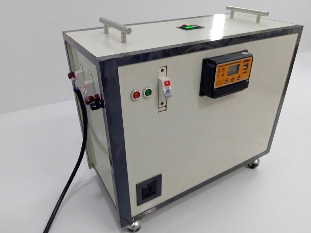 Ptek Power 2000W Solar Generator 1200WH Lithium Battery 