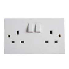 A&T 13A Double Socket